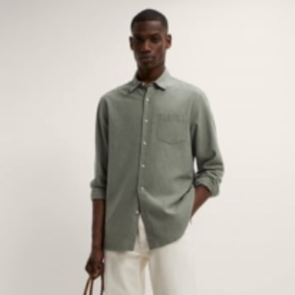 Cotton and Linen Blend Shirt - Zara - Brand New Size XL